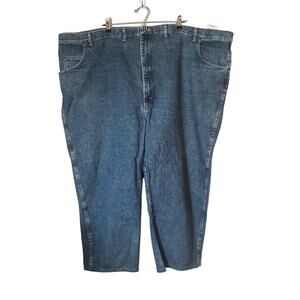 Wrangler Rugged Wear 58X24 Plus Denim Jeans Pants Bottoms Men